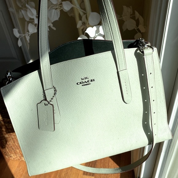 Coach Handbags - COACH Mint Green Charlie Carryall with Dustbag
